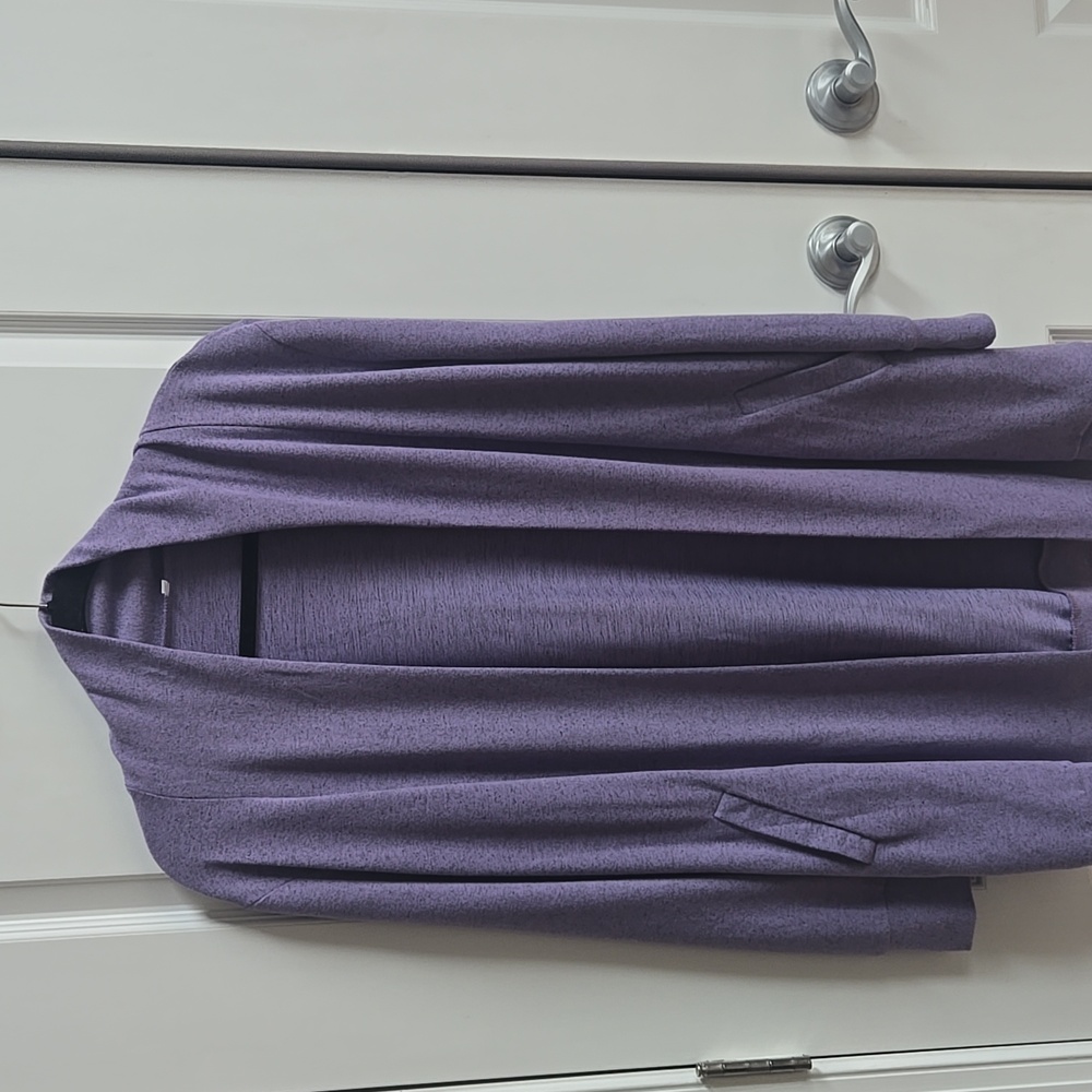 Heathered Open Front Kimono Cardigan